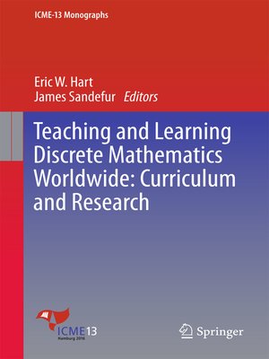 cover image of Teaching and Learning Discrete Mathematics Worldwide